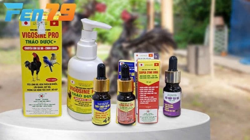 Thuốc nuôi gà đá là các sản phẩm bổ sung sức khỏe cho gà đá